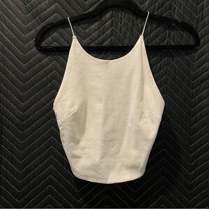ZARA Cropped White Women's Top